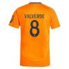 Officiële Voetbalshirt + Korte Broek Real Madrid Valverde 8 Uit 2024-25 - Kids